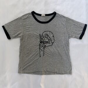 Brandy Melville Smoking Ringer Tee